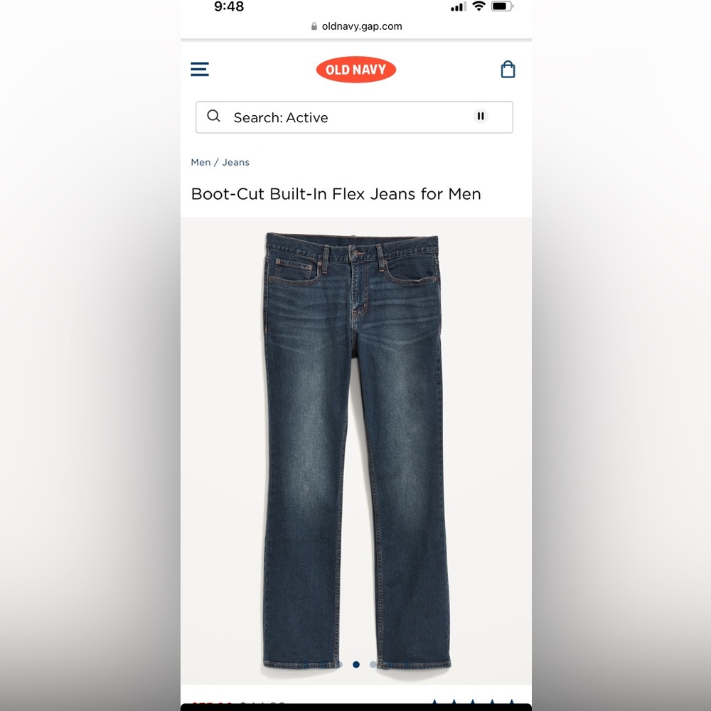 Men old navy jeans 28x30   $10